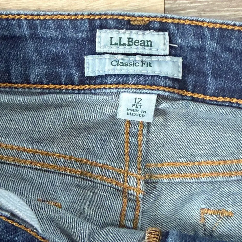 L.L. Bean Women's Jeans Classic Fit 12 Petite